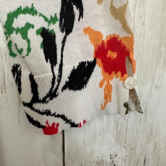 Chico's Open Short Cardigan Women's Size 3 US XL Coastal Summer Spring - Picture 8 of 15